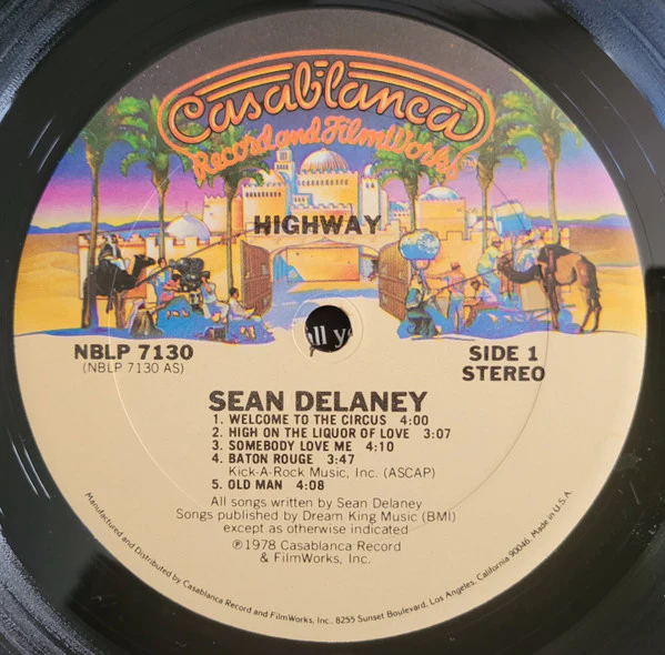 Sean Delaney – Highway (VG+/VG+) – LP, US 1979 - Image 3