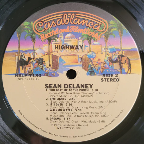 Sean Delaney – Highway (VG+/VG+) – LP, US 1979 - Image 4