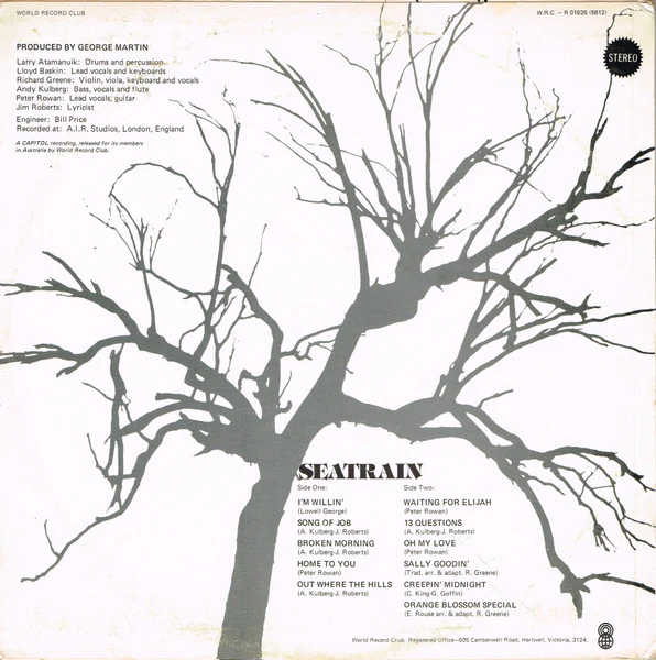 Seatrain – Seatrain (VG+/VG+) – LP, AU 1975 - Image 2