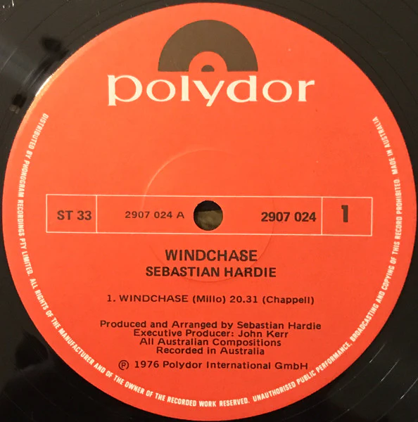 Sebastian Hardie – Windchase (VG+/VG) – LP, AU 1976 - Image 3