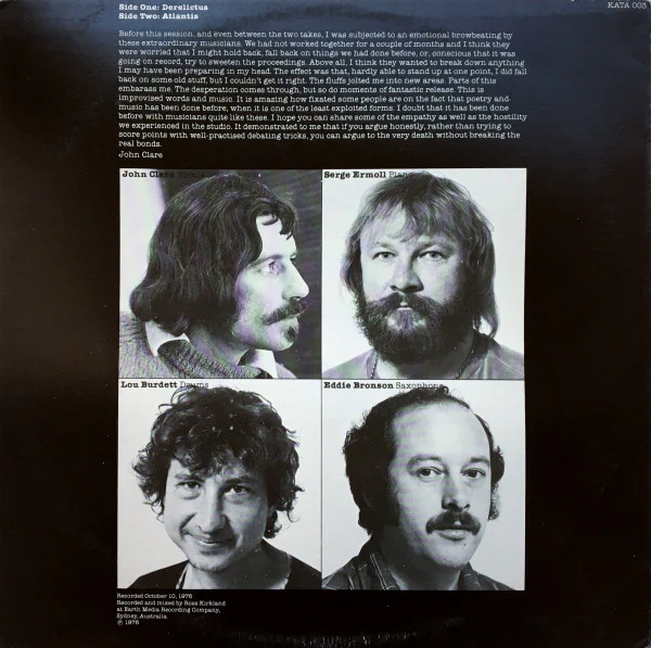 Serge Ermoll's Free Kata – The New Language Of Music, Vol. 2 (E/VG) – LP, AU 1976 - Image 2