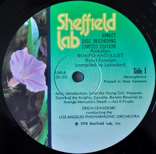 Sergei Prokofiev, Erich Leinsdorf – Romeo And Juliet (Ballet Excerpts) (VG+/VG+) – LP, US 1978 - Image 2