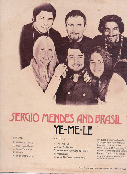 Sérgio Mendes & Brasil '66 – Ye-Me-Le (VG+/VG+) – LP, AU 1973 - Image 2