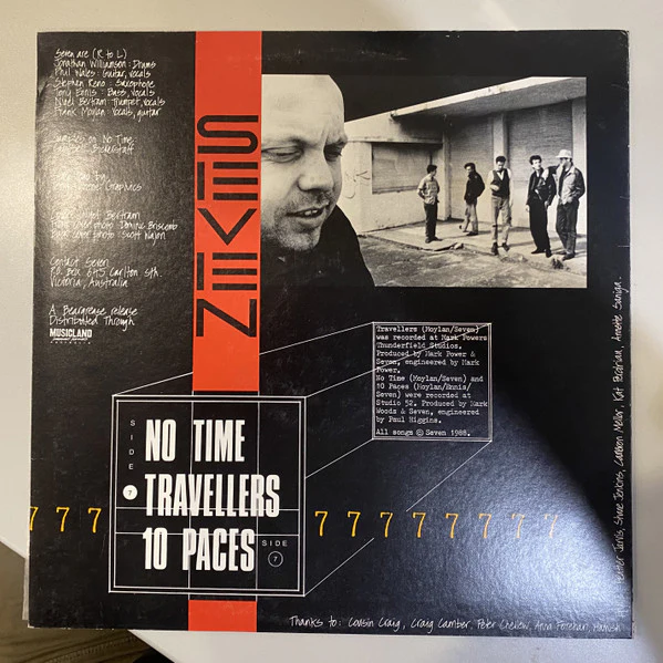Seven – No Time (VG+/VG+) – 12", AU 1988 - Image 2