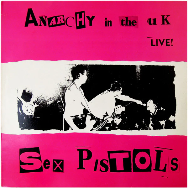 Sex Pistols – Anarchy In The UK - Live (VG+/VG+) – LP, UK 1985