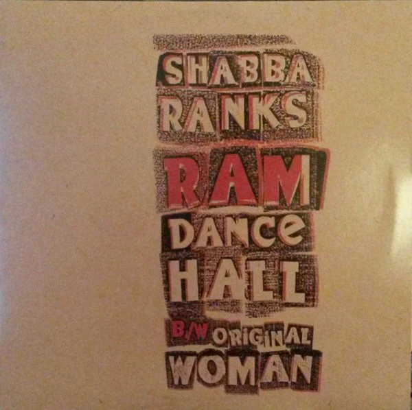 Shabba Ranks – Ram Dancehall / Original Woman (VG+/VG+) – 12", US 1994