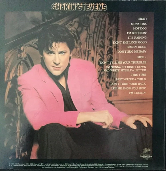 Shakin' Stevens – Green Door / Shaky (VG+/VG+) – LP, AU 1981 - Image 2