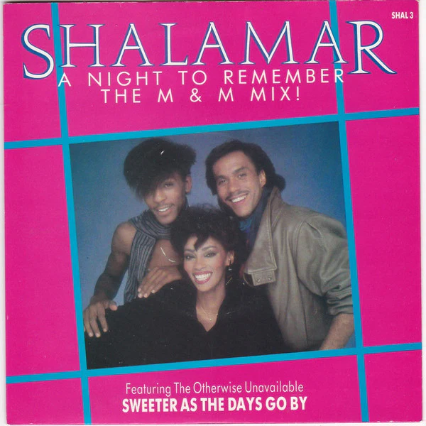Shalamar – A Night To Remember (VG+/VG) – 7", UK 1986