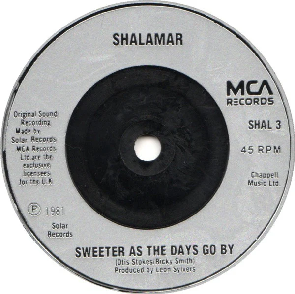 Shalamar – A Night To Remember (VG+/VG) – 7", UK 1986 - Image 4