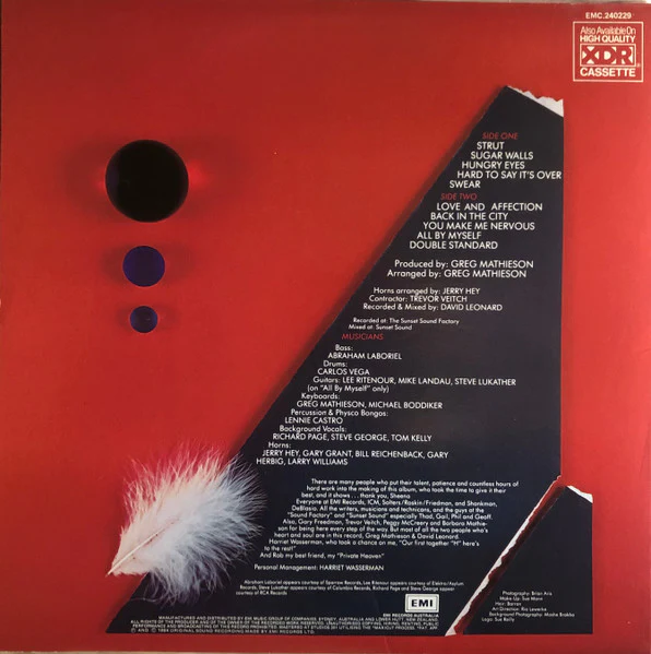 Sheena Easton – A Private Heaven (E/VG+) – LP, AU 1984 - Image 2
