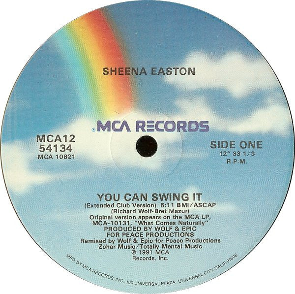 Sheena Easton – You Can Swing It (VG+/VG+) – 12", US 1991 - Image 3