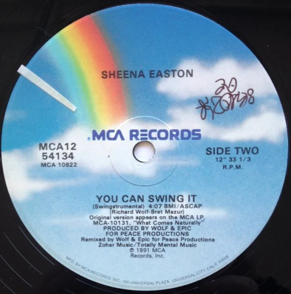 Sheena Easton – You Can Swing It (VG+/VG+) – 12", US 1991 - Image 4