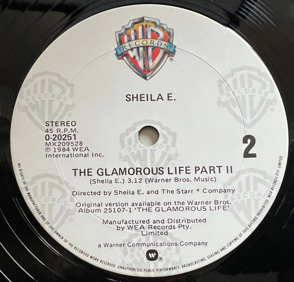 Sheila E. – The Glamorous Life (VG+/VG+) – 12", AU 1984 - Image 4