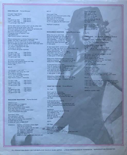 Sherbet – Photoplay (VG+/VG+) – LP, AU 1977 - Image 7