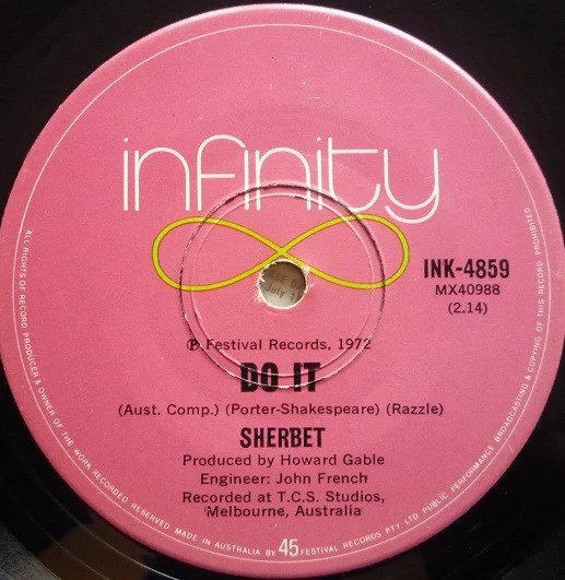 Sherbet – You've Got The Gun (VG+/VG+) – 7", AU 1972 - Image 2
