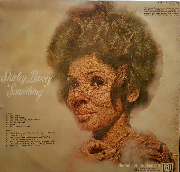 Shirley Bassey – Is Really "Something" (VG+/VG+) – LP, AU 1970 - Image 2