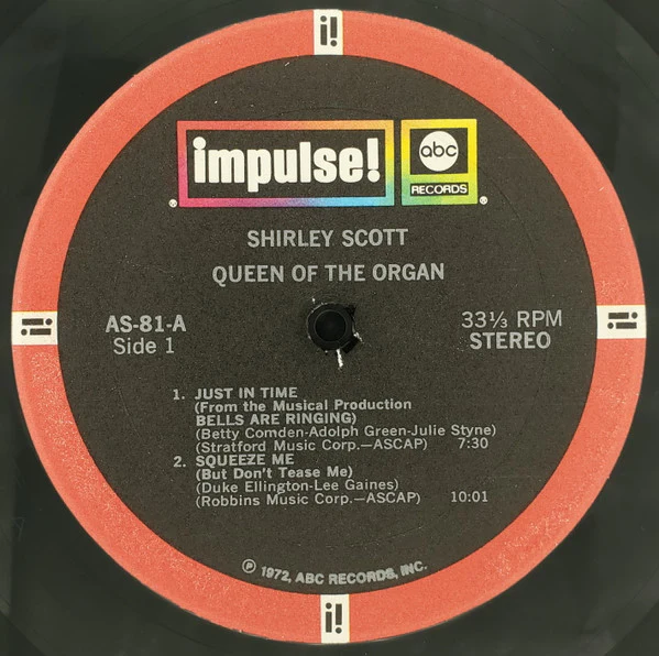Shirley Scott – Queen Of The Organ (VG+/VG+) – LP, US 1972 - Image 2