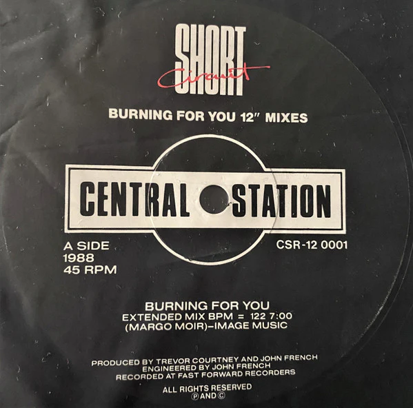 Short Circuit – Burning For You (VG/VG) – 12", AU 1988 - Image 5