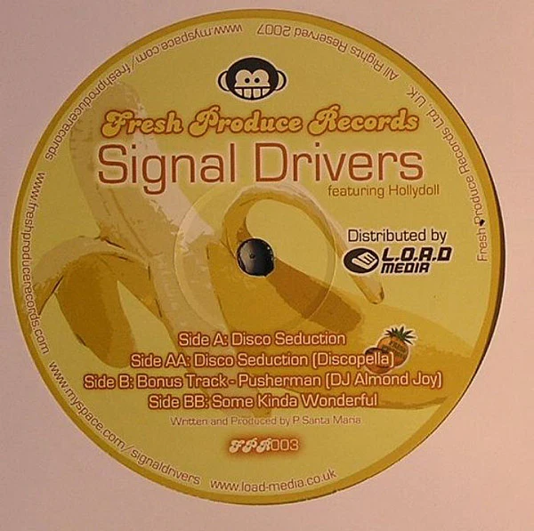 Signal Drivers, Hollydoll – Disco Seduction (VG/Generic) – 12", UK 2007 - Image 2