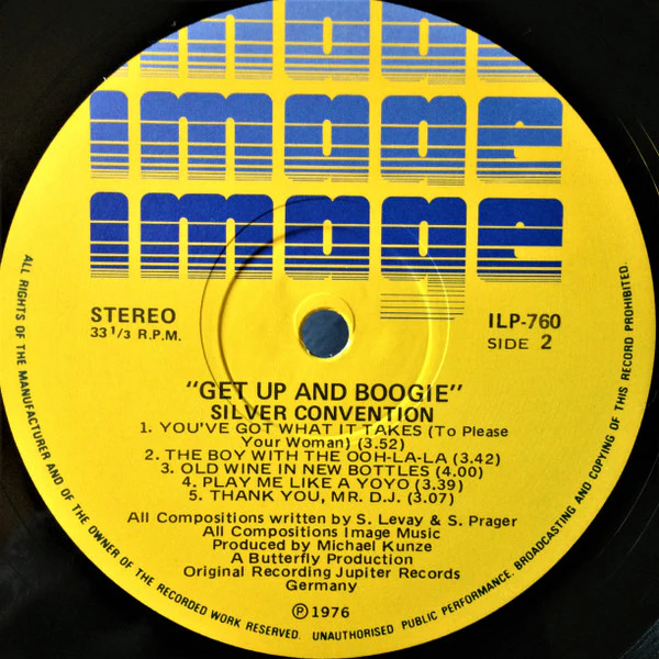 Silver Convention – Get Up And Boogie! (VG/VG+) – LP, AU 1976 - Image 6