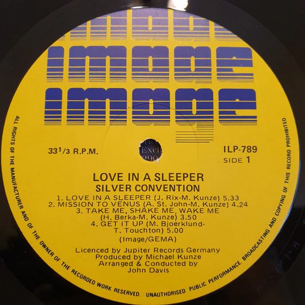 Silver Convention – Love In A Sleeper (VG+/E) – LP, AU 1978 - Image 3