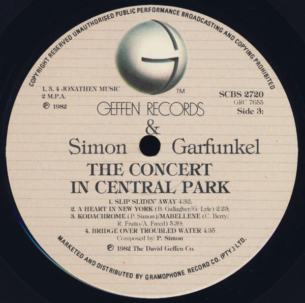 Simon & Garfunkel – The Concert In Central Park (VG+/VG+) – 2xLP, ZA 1982 - Image 8