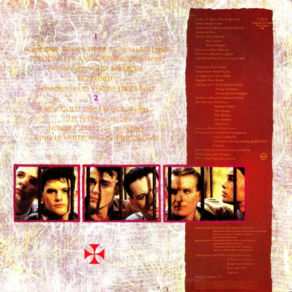 Simple Minds – New Gold Dream (81-82-83-84) (VG/VG+) – LP, AU 1982 - Image 2