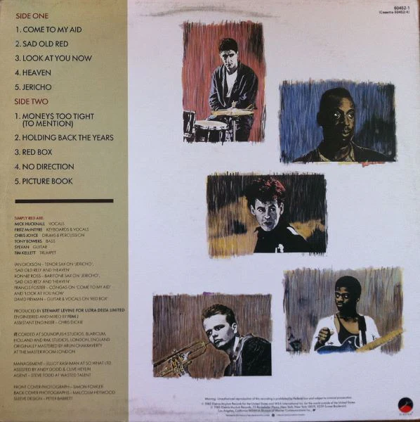Simply Red – Picture Book (VG/VG+) – LP, AU 1985 - Image 4