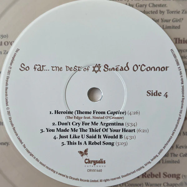 Sinéad O'Connor – So Far…The Best Of Sinéad O'Connor (E/E) – 2xLP, EU 2021 - Image 6