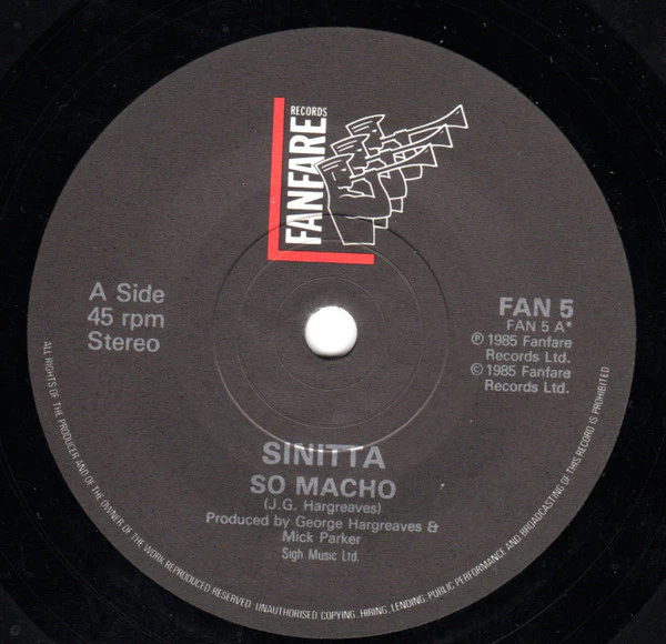 Sinitta – So Macho! (VG+/VG) – 7", UK 1985 - Image 3