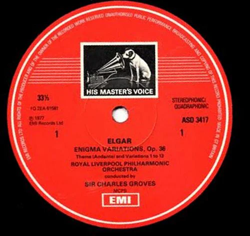 Sir Edward Elgar, Benjamin Britten, Royal Liverpool Philharmonic Orchestra, Sir Charles Groves – Enigma Variations / Young Person's Guide To The Orchestra, Op. 34 (E/VG+) – LP, UK 1977 - Image 3