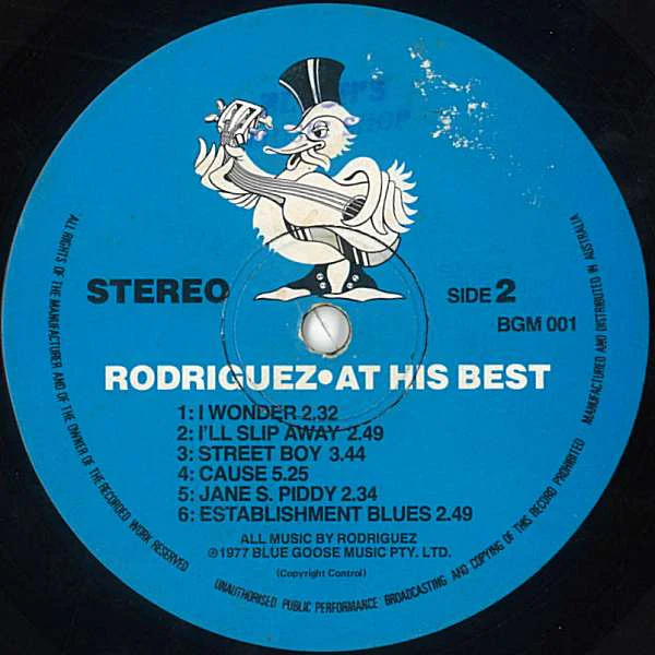Sixto Rodriguez – At His Best (VG/VG) – LP, AU 1977 - Image 4