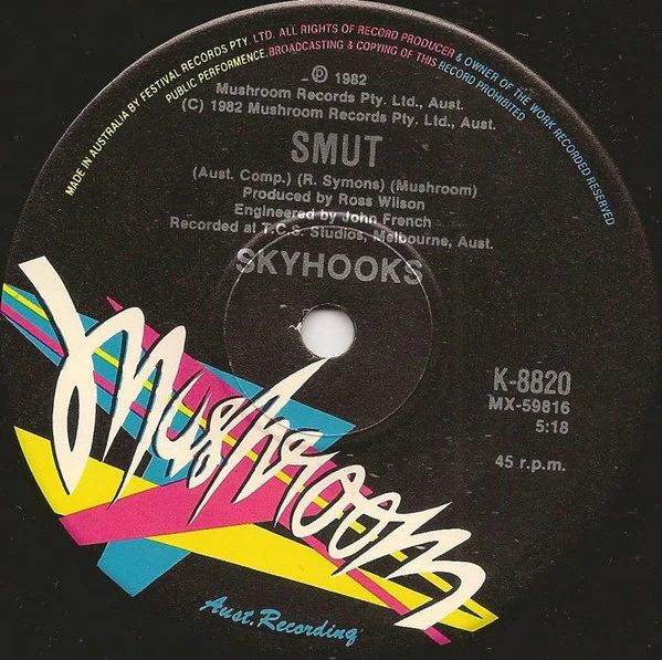 Skyhooks – Hooked On Hooks (VG/Generic) – 7", AU 1982 - Image 4