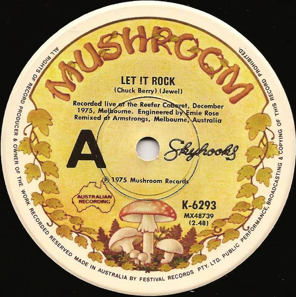 Skyhooks – Let It Rock (VG/Generic) – 7", AU 1976 - Image 3