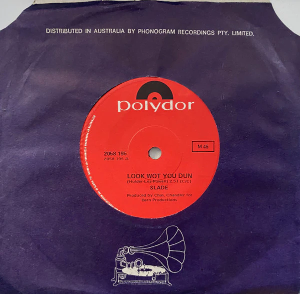 Slade – Look Wot You Dun (E/Generic) – 7", AU 1972 - Image 3