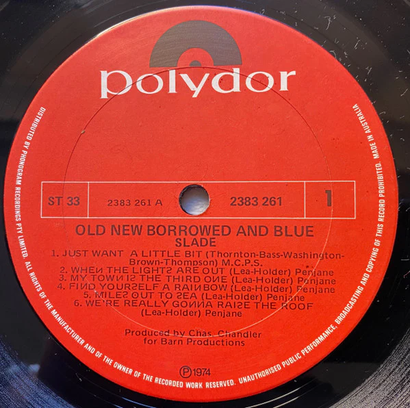 Slade – Old New Borrowed And Blue (VG+/VG+) – LP, AU 1974 - Image 3