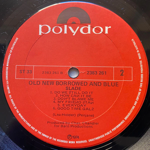 Slade – Old New Borrowed And Blue (VG+/VG+) – LP, AU 1974 - Image 4