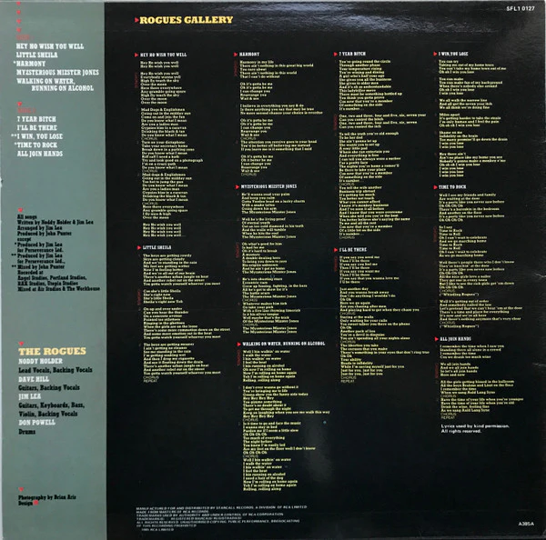 Slade – Rogues Gallery (VG+/VG) – LP, AU 1985 - Image 2