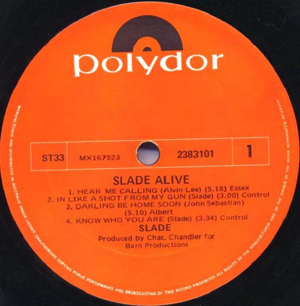 Slade – Slade Alive! (VG/VG+) – LP, AU 1972 - Image 4