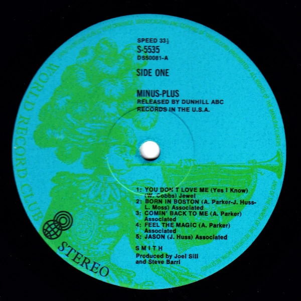 Smith – Minus~Plus (VG+/VG) – LP, AU 1974 - Image 3