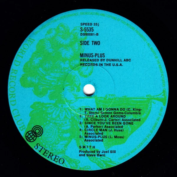 Smith – Minus~Plus (VG+/VG) – LP, AU 1974 - Image 4