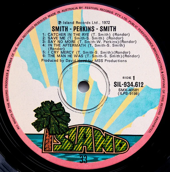 Smith, Perkins & Smith – Smith Perkins Smith (VG+/VG) – LP, AU 1972 - Image 3