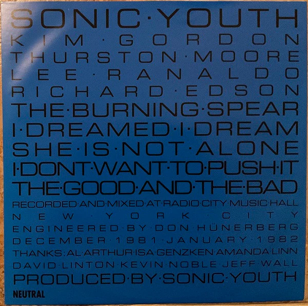 Sonic Youth – Sonic Youth (VG+/VG+) – LP, US 2006 - Image 5