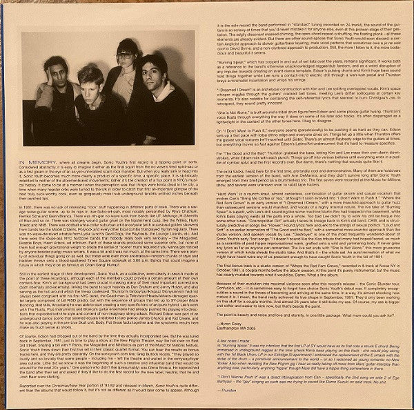 Sonic Youth – Sonic Youth (VG+/VG+) – LP, US 2006 - Image 6