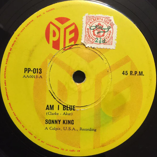 Sonny King – Am I Blue (VG/Generic) – 7", AU 1959