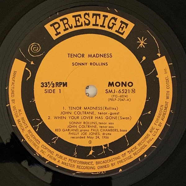 Sonny Rollins Quartet – Tenor Madness (VG+/VG+) – LP, JP 1976, With OBI - Image 3