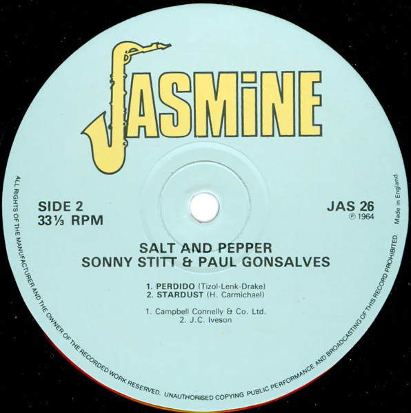 Sonny Stitt, Paul Gonsalves – Salt And Pepper (VG+/VG+) – LP, UK - Image 3