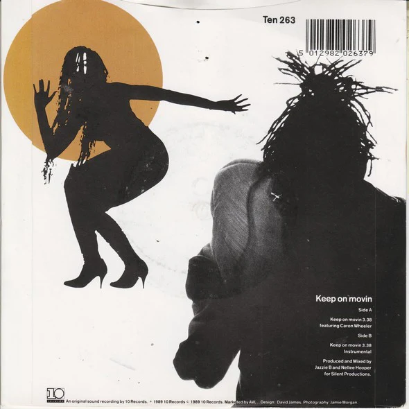 Soul II Soul – Keep On Movin (VG+/VG) – 7", UK 1989 - Image 2