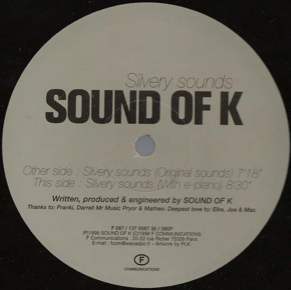 Sound Of K – Silvery Sounds (VG/VG) – 12", FR 1998 - Image 2