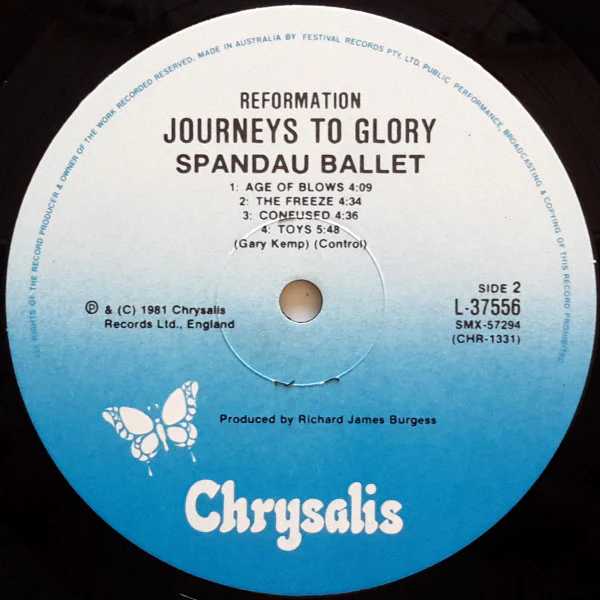 Spandau Ballet – Journeys To Glory (VG+/VG) – LP, AU 1981 - Image 4